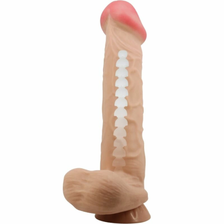 Pretty Love Sliding Skin Series Intimate Machine with Suction Cup 26 cm Flesh