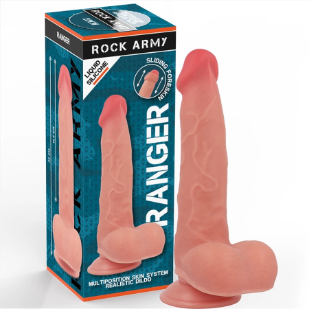 Rockarmy Liquid Silicone Ranger 22cm Intimate System with Suction Base