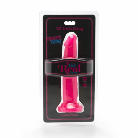 Get Real Happy Dicks 19 cm Intimate Device Pink with Suction Base