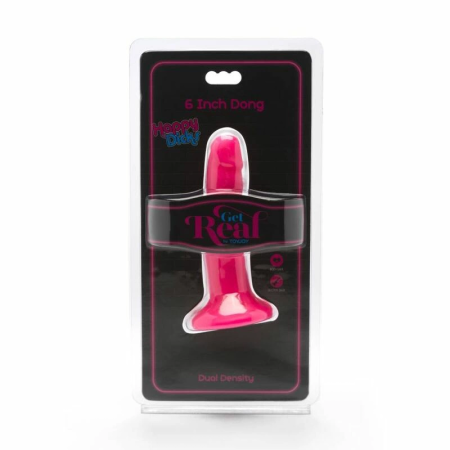Get Real Happy Dicks Model 12 cm Pink - Anatomical Intimate Device