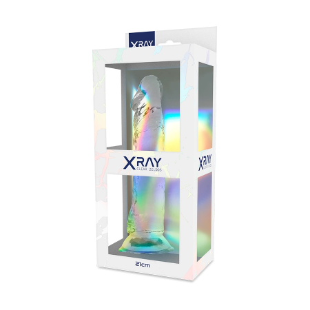 XRAY Transparent Intimate Model 21 cm x 4 cm Jelly Material, Suction Base