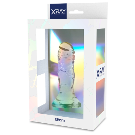 XRAY Clear Intimate Device 12 cm Transparent Flexible Jelly Model