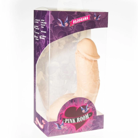 PINK ROOM Elian Anatomical Model Flesh 17.5cm with Suction Base