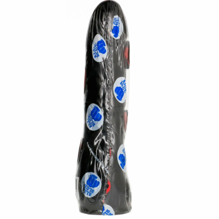 All Black Ergonomic Intimate Machine 20cm Black Anatomical Model