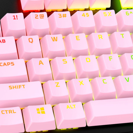 HyperX PBT klaviatūros dangteliai (Rožiniai)