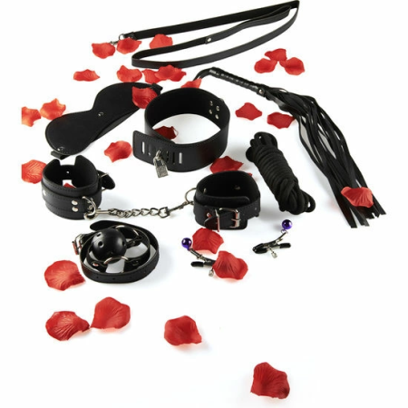 TOYJOY Amazing Bondage Set - Complete Accessory Kit, Black