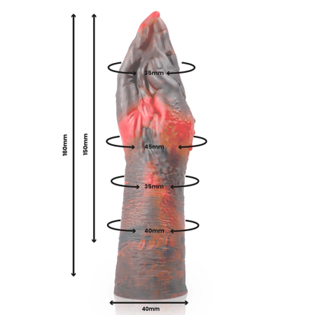 EPIC Lilith Silicone Intimate Device S - 16 cm, Myth-Inspired, Black