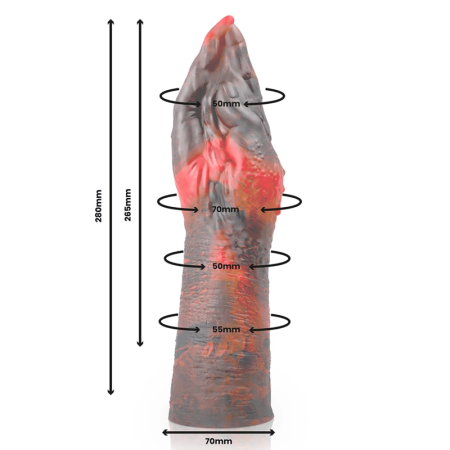 EPIC Lilith Model L Premium Silicone Intimate Machine, 28 cm, Violet