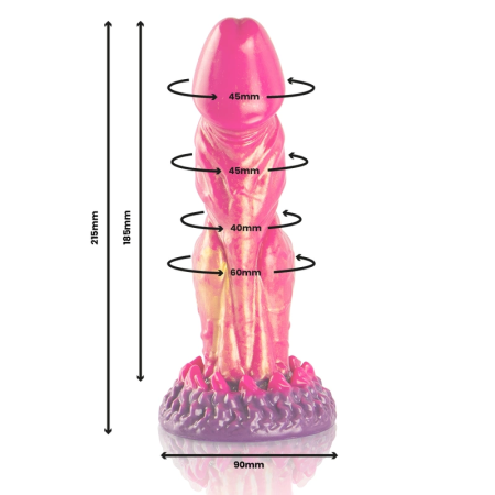 EPIC Cerberus Model Fire - Mythological Silicone Intimate Device 21.5cm