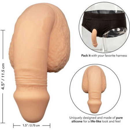 CalExotics Silicone Packing Model 12.75 cm Flesh - Soft Anatomical Shape