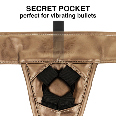 MYTHOLOGY Fantasy Harness Bronze L/XL - Adjustable Vegan Intimate System