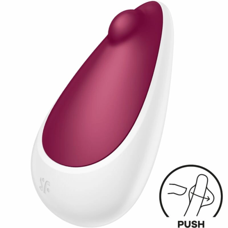 Satisfyer Spot On 3 Intimate Stimulator Berry, 12 Modes, Waterproof