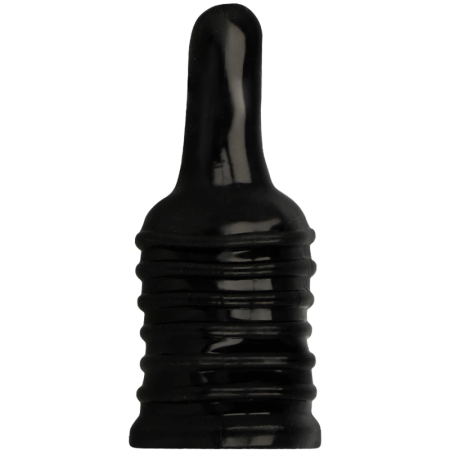 OHMAMA Fetish Silicone Textured Stimulation Thimble 6cm Black