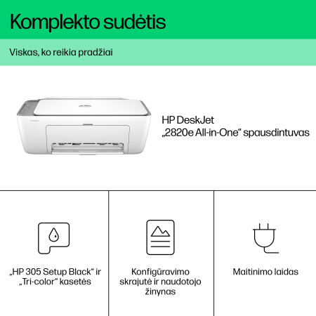 HP DeskJet Belaidis Visi Viename Spausdintuvas