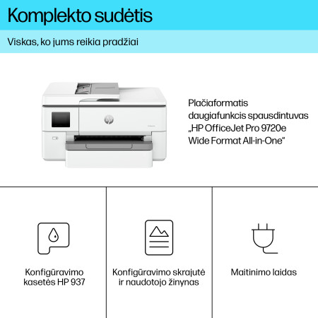 HP OfficeJet Pro Belaidis Visi Viename Spausdintuvas su Dvipusiu Spausdinimu