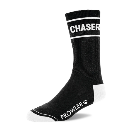 Prowler RED Chaser Socks Black/White - Signature Logo, Unisex, Size M/L