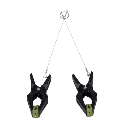 Hardwire Hangers Black/Green Advanced Silicone Grip System