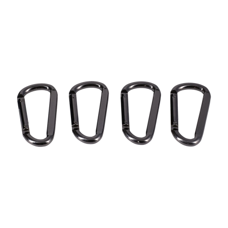 Doc Johnson Tactical Hogtie System Black - Silicone & Steel Restraint Set