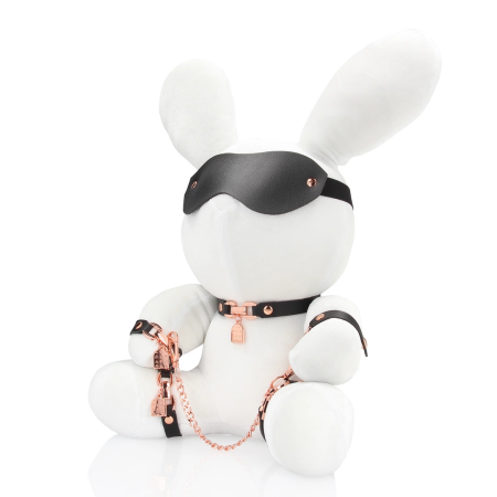 Velvet White Bondage Rabbit Large - Decorative Plush by Rimba