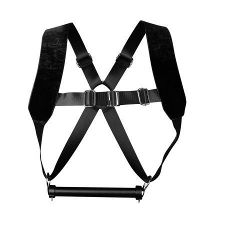 Ouch! Adjustable PU Leather Harness Restraint Black - Secure Fit System