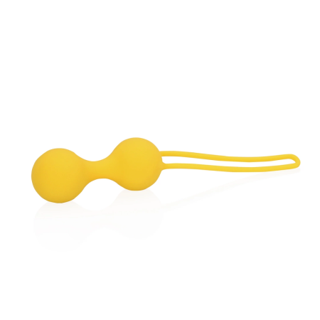 Loveline Kegel Ball Exercise Set Lemonade Yellow - 3 Sizes, Silicone