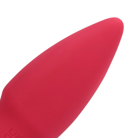 Loveline Cone Shaped Compact Vibrating Device Blushing Red