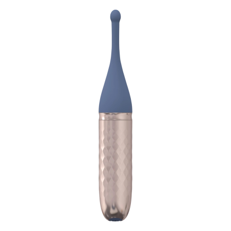 Loveline The Thrill 10-Speed Interchangeable Blue Vibrator, Quiet Design