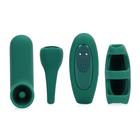 Loving Joy (S)explore Set Green Crystal - Multi-Function Intimate Kit