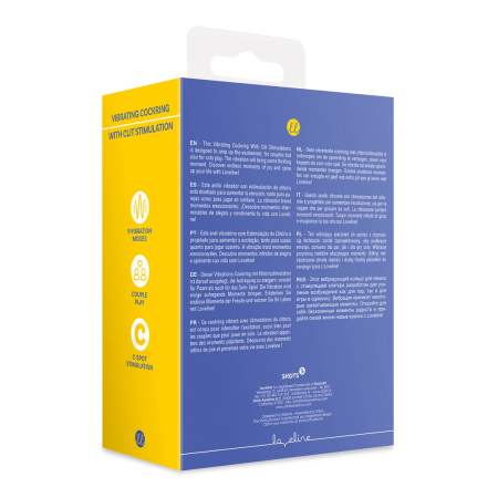 Loveline Tamiya Blue Intimate Vibrating Ring with Dual Stimulation System