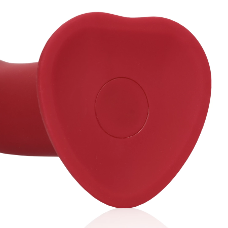 Loveline Large Vibrating Intimate Device Raspberry Red Harness-Compatible