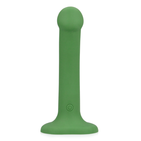Loveline Forest Green Compact Vibrating Intimate Device - Harness Ready