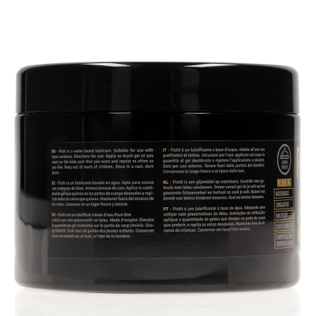 FistIt Extra Thick Lubricant Menthol 500ml - Water-Based Vegan Formula