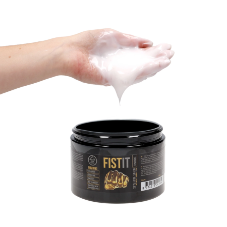 FistIt Extra Thick Lubricant Menthol 500ml - Water-Based Vegan Formula