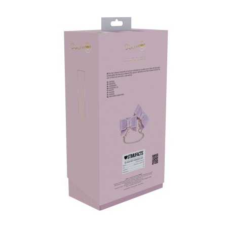 Ouch! Paris Collection Adjustable Wrist Restraints Pink Iridescent Finish