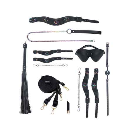 Ouch! Venice Collection Premium Bondage Kit with Elegant Bag Black
