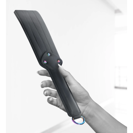 Ouch! Venice Collection Paddle Black - Elegant Bonded Leather Accessory