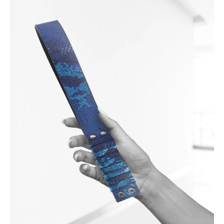 Ouch! Florence Collection Paddle Blue Bonded Leather Design