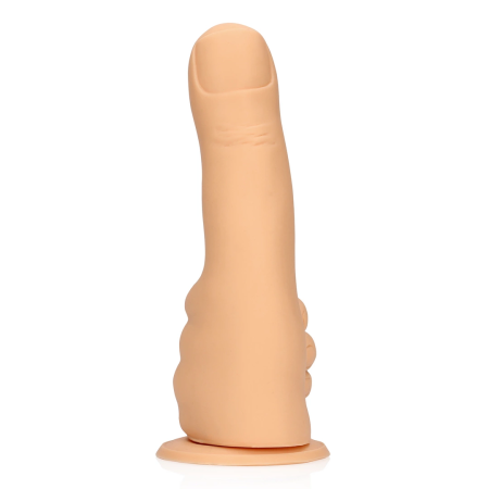 Thumbs Up Premium Model - Flexible Silicone Fun Hand, Beige, 13 cm