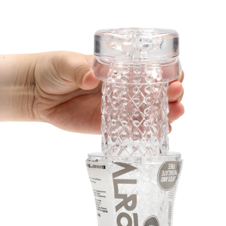 Easy Rider TPE Textured Intimate Device Transparent Compact Model