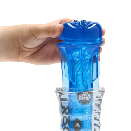 Easy Rider Blue - Compact Intimate Machine with Textured TPE Surface