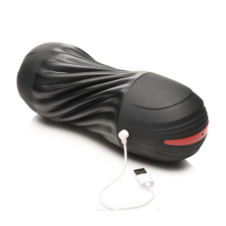 XR Brands Sucking & Vibrating Intimate Machine Black USB Rechargeable