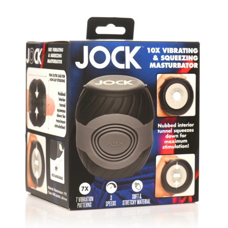 Curve Toys 10-Speed Vibrating & Squeezing Intimate Device Black 4"