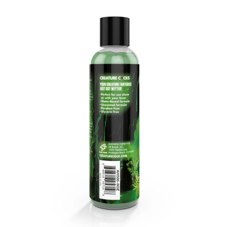 Creature Slime Green Water-Based Lubricant 236ml Unscented Formula