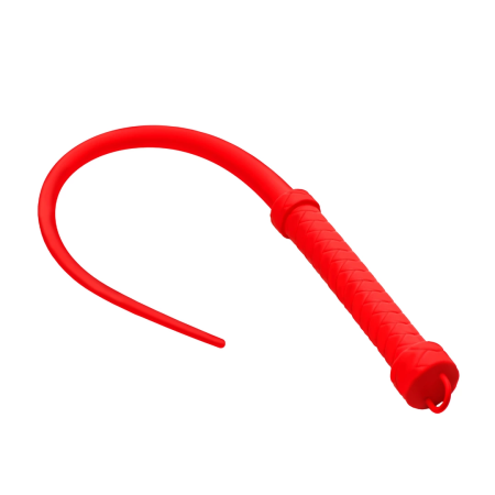 XR Brands Viper Tail Silicone Whip Red 24in Flexible Lightweight