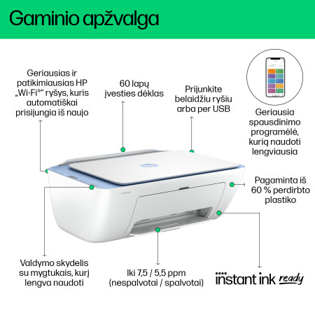 HP DeskJet 3750 Belaidis Visiškai Integruotas Spausdintuvas