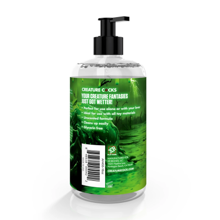 Creature Slime Water-Based Lubricant 473ml - Odorless, Glycerin-Free Formula