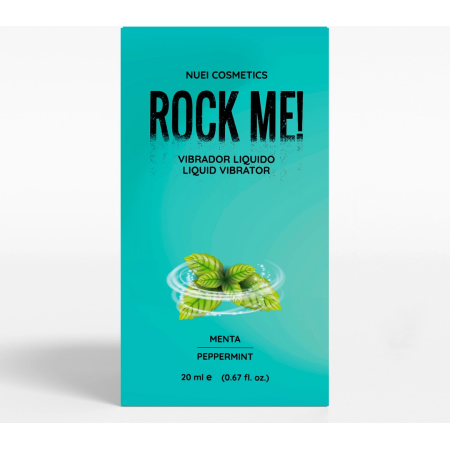 NUEI Rock Me! Liquid Gel Peppermint 20ml - Vegan Tingling Sensation