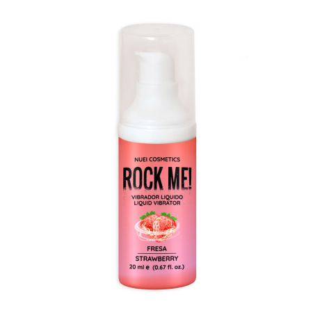 Nuei Rock Me! Liquid Vibrator Gel Strawberry 20ml - Tingling Effect