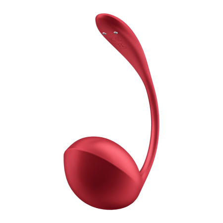 Satisfyer Shiny Petal Connect App Red - Wearable Vibrating System, IPX7