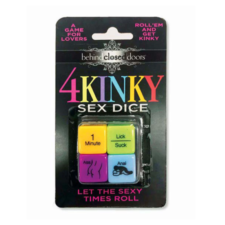 Kheper Games 4 Kinky Dice Set - Multicolor Game Accessory